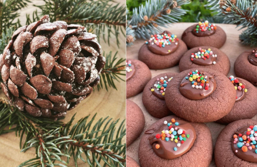 BAMBINI CHEF DI NATALE- Pigne Innevate e Nutellotti colorati