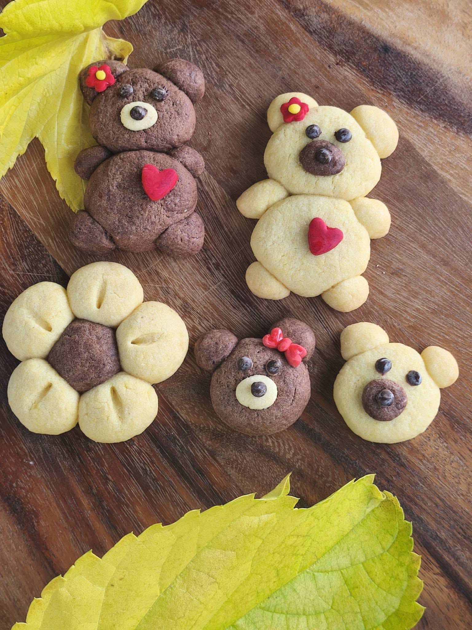 Bambini Chef-Fiori ed Orsetti di Frolla